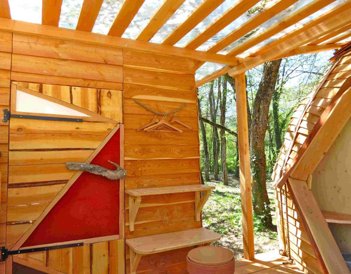 Habitat Createur - Hebergements Insolites Au Camping Municipal "Les Ecureuils" Recoubeau-Jansac Buitenkant foto