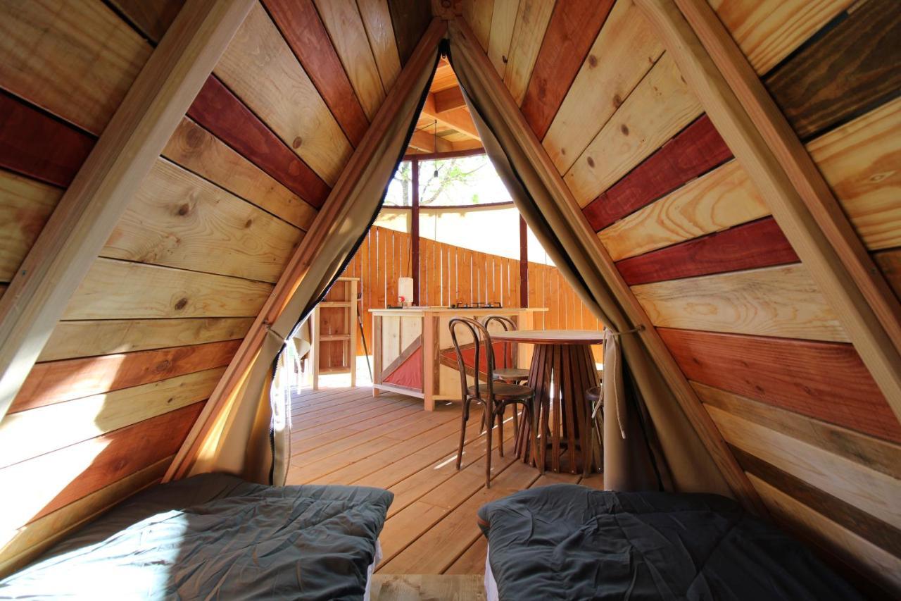 Habitat Createur - Hebergements Insolites Au Camping Municipal "Les Ecureuils" Recoubeau-Jansac Buitenkant foto